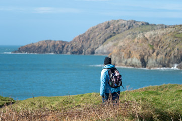 Fototapeta premium Küstenlandschaft in Wales