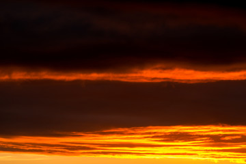 Fototapeta premium 不穏な夕焼け