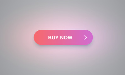 Colorful shiny and clean button for websites and online usage, vector illustration
