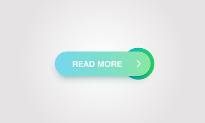 Colorful shiny and clean button for websites and online usage, vector illustration