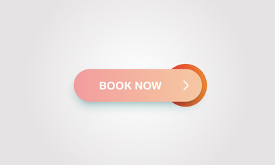 Colorful shiny and clean button for websites and online usage, vector illustration