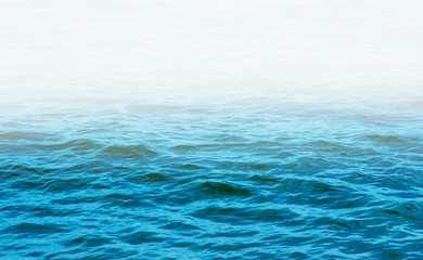 Blue sea water background