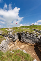 First World War Trenches in Lessinia Italy