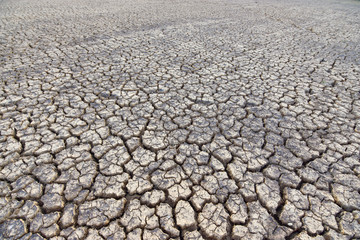 Drought and the land that is shattered when the climate changes in Africa and Southeast Asia
