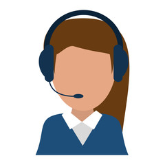 businesswoman with headset