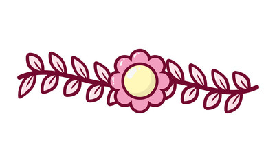 decorative flower leaves