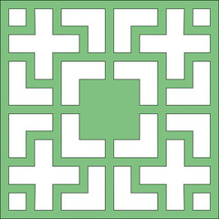 Obraz premium Parterre, garden, 17th century, 137