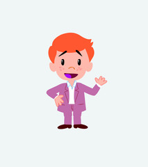 Cartoon character businessman in casual style. Set with different postures, attitudes and poses, doing different activities in isolated vector illustrations.