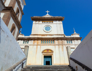 Fototapeta na wymiar Santa Maria Assunta Church in Positano.