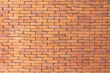 Fototapeta premium Abstract background from old brown brick pattern wall. Vintage and retro backdrop.