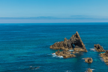 Fototapeta na wymiar Portugal cliffs on the Atlantic ocean on a summer day