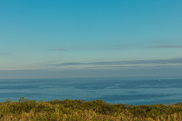 Nature park overlooking the Atlantic Ocean
