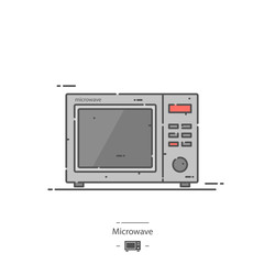 Microwave - Line color icon