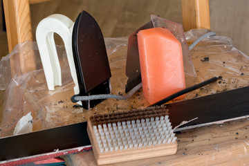 Skis repairing kit
