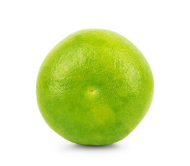 Sweetie, green grapefruit or pomelo on a white background