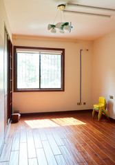 Family children's room interior, lounge