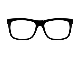 Glasses isolated on white background for applying on a portrait