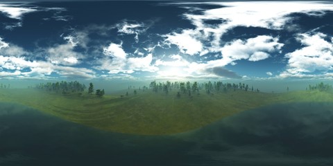 HDRI, environment map , Round panorama, spherical panorama, equidistant projection, panorama 360,