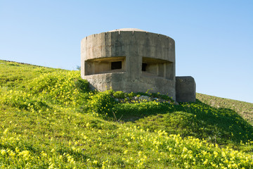 German bunker in Sicily, near Gela