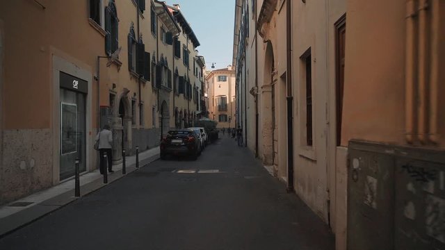 View of Italian streets in Verona