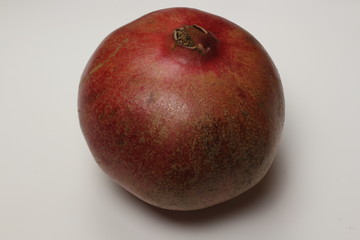 Pomegranate isolated on white background