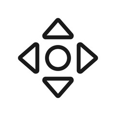 Icon of Mouse Cursor, Mouse Pointer, Mouse Arrow. Editable vector stroke