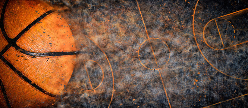 Basketball banner background © adzicnatasa