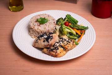Comida saudável deliciosa