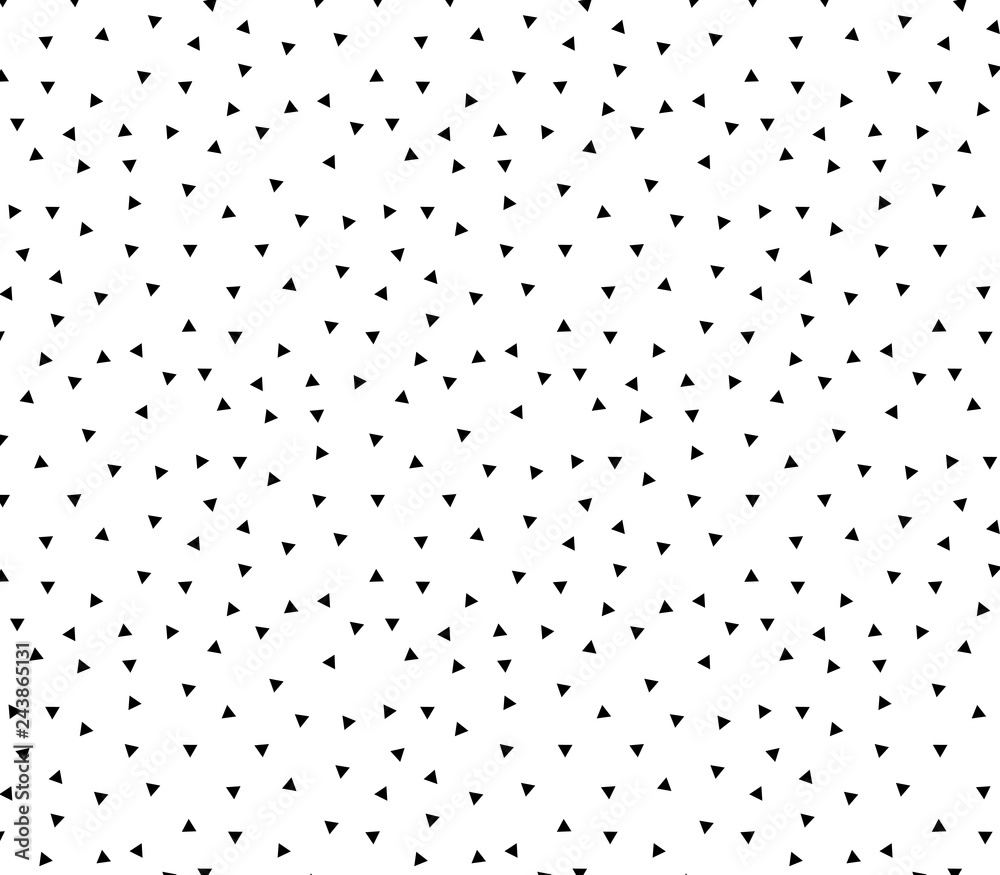 Wall mural small chaos tiny triangle, vector pattern. pattern is on swatches panel