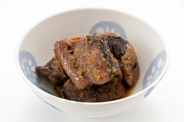 まぐろの血合いの煮物