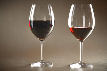 bottle of wine and glass on the table