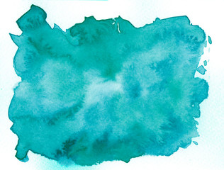 watercolor indigo stain