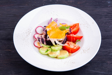 Fresh vegetables salad  