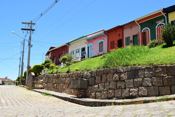 Fototapeta na wymiar colorful houses São Luís do Paraitinga