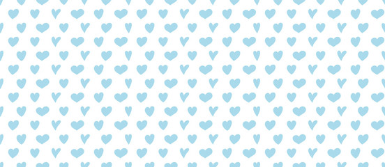 Concept of a wallpaper with cute hand drawn hearts. Valentine's Day, Mother's Day and Women's Day. Vector