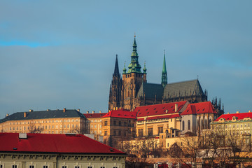 Obraz premium view of the old city of prague