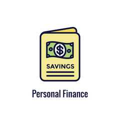 Retirement Account and Savings Icon Set w Mutual Fund, Roth IRA, etc