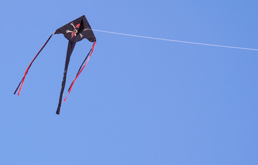 Beautiful kites in a kite festival. Blue sky