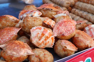 Deep fried crab roll