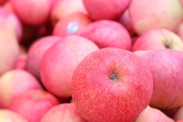 Apples fruit in street food