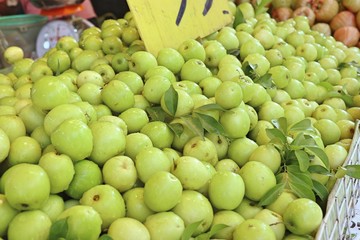Green jujube on street food