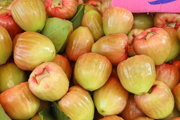 rose apple at street food