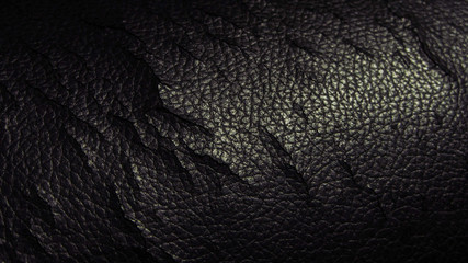 black leather background with texture