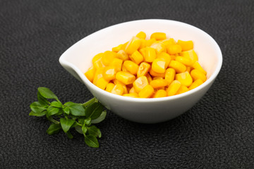 Young sweet corn