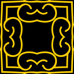 Vector modern geometric tile pattern. Abstract art deco geometrical vintage background