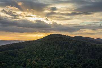 Landscape of Low Saxony in Germany .