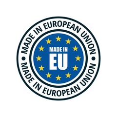 Made in European Union illustration