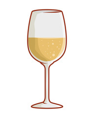 wine cup isolated icon