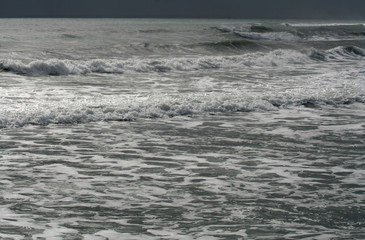 Mediterranean sea in January