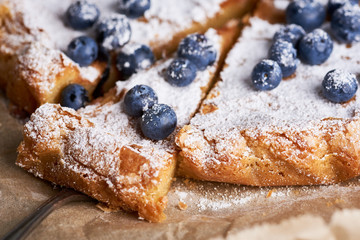 Blaubeerkuchen